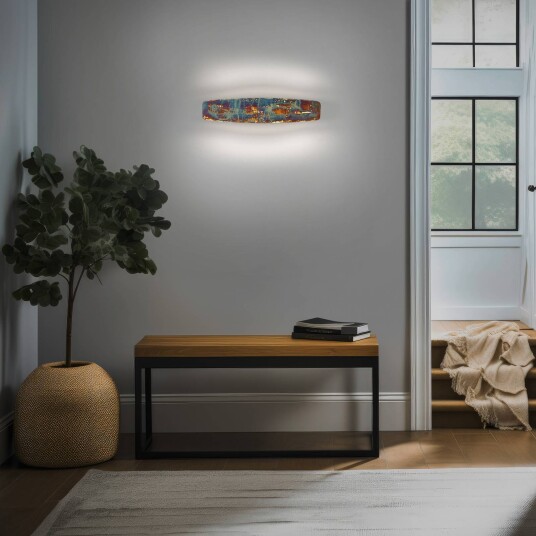 Rothfels Persida LED-vegglampe bladgull