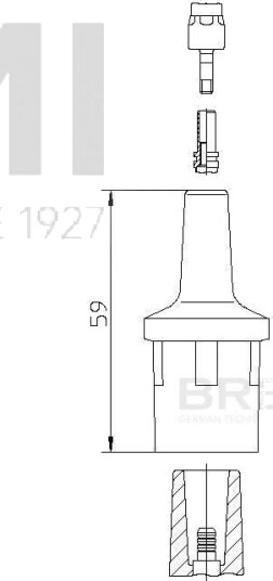 BREMI 13551 Plugg, coil
