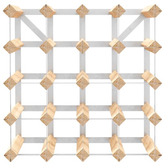vidaXL Vinstativ for 20 flasker heltre furu vidaXL Vinstativ for 20 flasker heltre furu