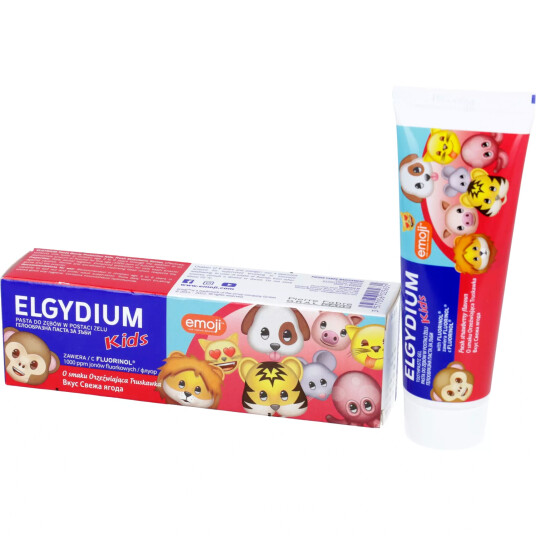 Barnetannkrem ELGYDIUM Emoji Kids Strawberry 50 ml