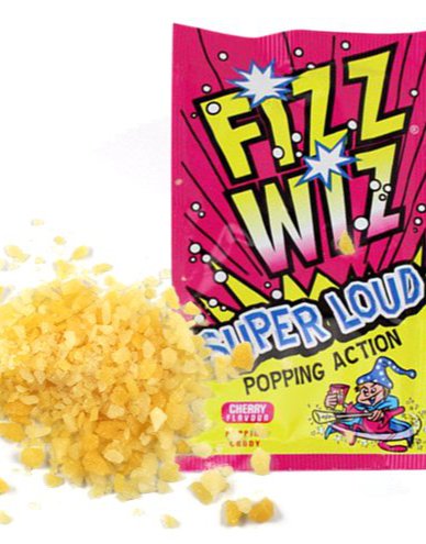 Fizz Wiz Popping Candy med Kirsebær Smak 7 gram