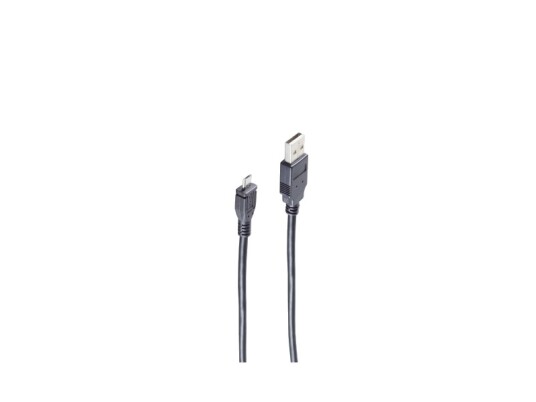Shiverpeaks Bs14-11045 3 M Usb A Micro-Usb B Usb 2.0 0,48 Gbit/S Sort