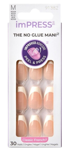 KISS imPRESS Nails Classic French Ideal KISS imPRESS Nails Classic French Ideal