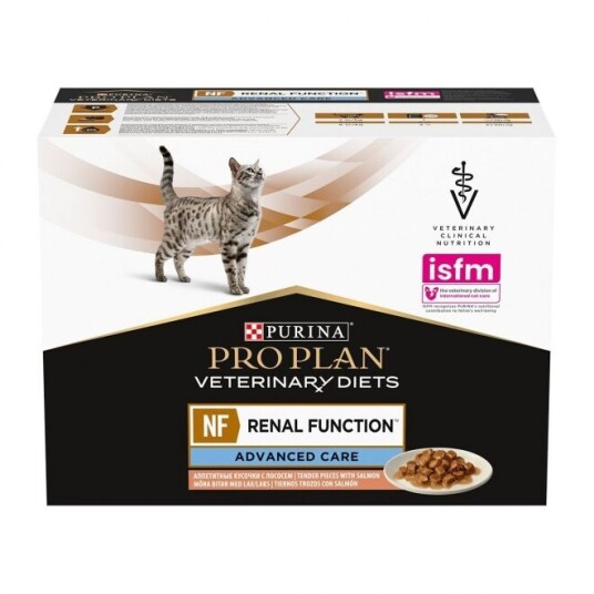 Purina Pro Plan Kattemat Feline NF Renal med Laks 10x85g