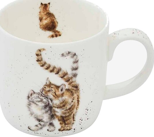 Royal Worcester   Krus Wrendale Designs Feline Good  31 cl   Flerfarget