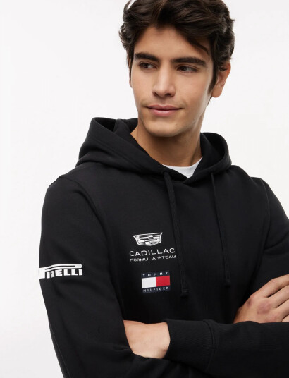 Tommy Hilfiger Th X Cf1 Replica Hoodie   Black   XXL