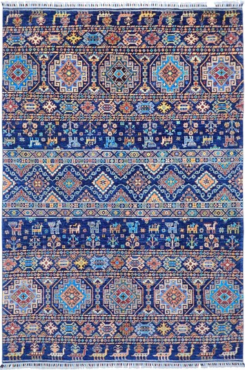 Orientalsk Teppe   Chaman Rug Hand Knotted   195 x 294 cm Størrelse: 195 x 294 cm