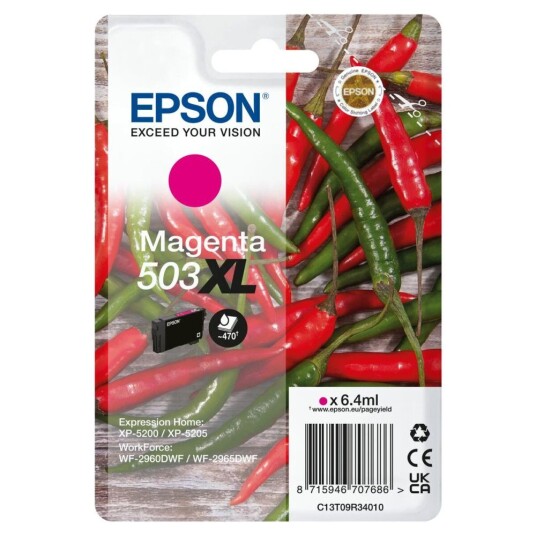 Epson Originale Blekkpatroner Epson C13t09r34020 Svart Magenta Epson Originale Blekkpatroner Epson C13t09r34020 Svart Magenta