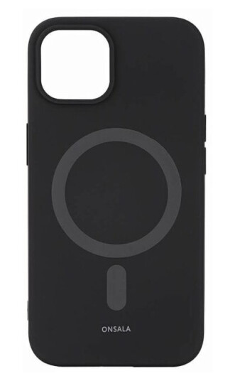 Onsala Mobildeksel Silikon Magseries Black - Iphone 13/14