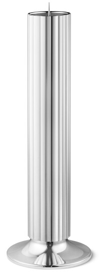 Georg Jensen Bernadotte 40cm gulvlysestake i rustfritt stål