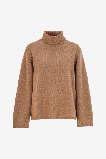 Newhouse Merino turtleneck Alva Beige