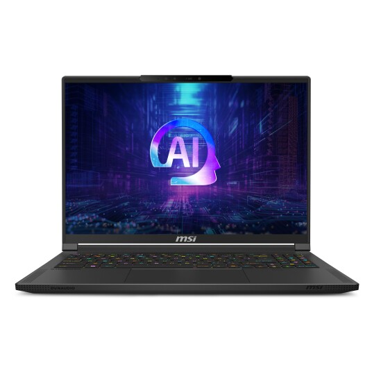 MSI Stealth A16 AI+ A3XWIG 043 AMD Ryzen AI 9 HX 370 Laptop 40,6 cm 16" Quad HD+ 32 GB LPDDR5x SDRAM 2 TB SSD NVIDIA GeForce RTX 5080 Wi Fi 7