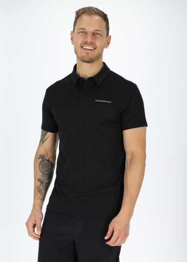 Swedemount Ultra Light Piké Black M Piketrøyer Swedemount Ultra Light Piké Black M Piketrøyer