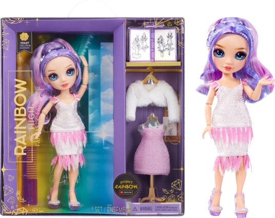Rainbow High Fantasy Dukke Violet Lilla
