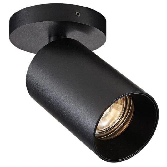 Antidark Spoton Circle takspot 1 lys GU10 - Svart