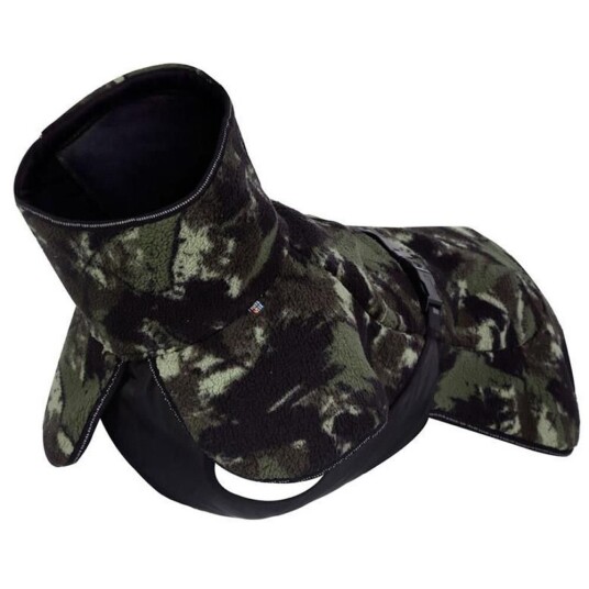 Rukka Pets Comfy Warm Pile Hundejakke– Green Camo (45)