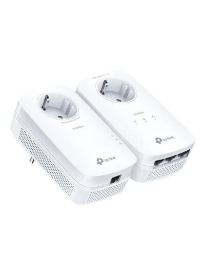 TP-Link TL-PA8033P KIT AV1300 3-Port Gigabit Passthrough Powerline Starter Kit