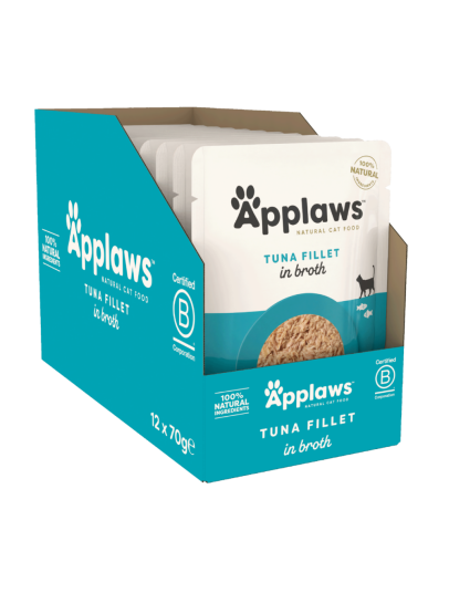 Applaws Tuna Fillet In Broth 12X 70G Bundle Applaws Tuna Fillet In Broth 12X 70G Bundle
