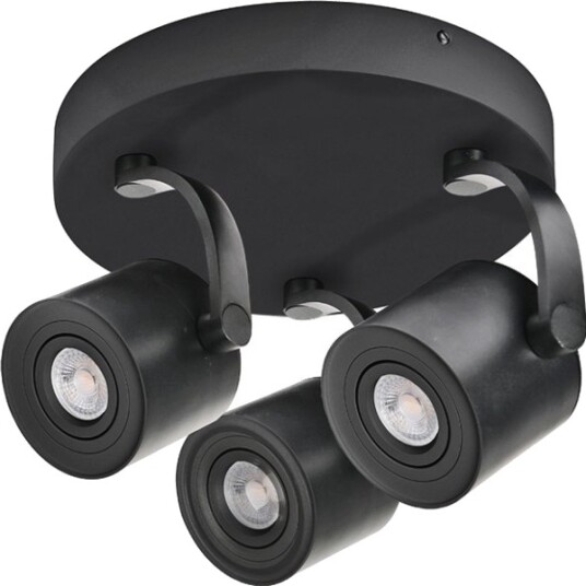 Azzardo Taklampe Takspot Svart Azzardo Bross Arm 3 Rund Az3505 Azzardo Taklampe Takspot Svart Azzardo Bross Arm 3 Rund Az3505