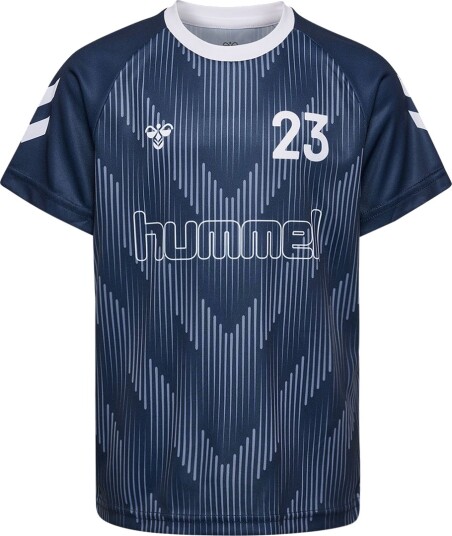 Hummel T skjorte hmlJR Dress Blues Hummel 11 år (146) T skjorte Blå Hvit Marineblå Hummel T skjorte hmlJR Dress Blues Hummel 11 år (146) T skjorte Blå Hvit Marineblå