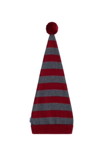 Hust & Claire Fille nisselue stripet- ruby wine