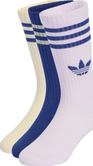 adidas Originals 3-stripes Crew Socks 6 Pairs Kids, størrelse 34-36