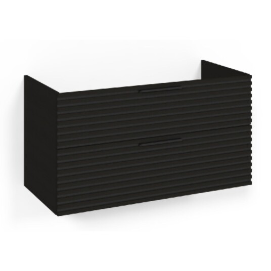 Macro Design Crown Stripe Underskap Svart eik / 100cm
