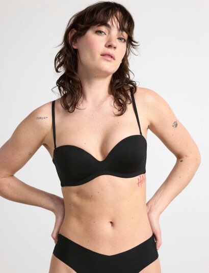 Lindex Bra Reese Strapless   Black   D x 85