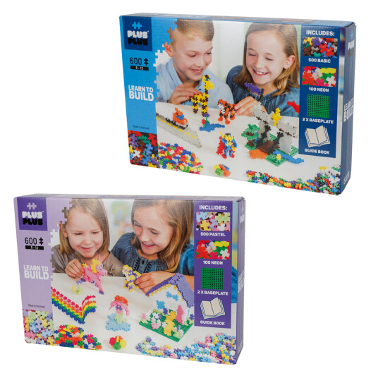 Plus-Plus Basic Learn to Build / 600 pcs Plus-Plus Basic Learn to Build / 600 pcs