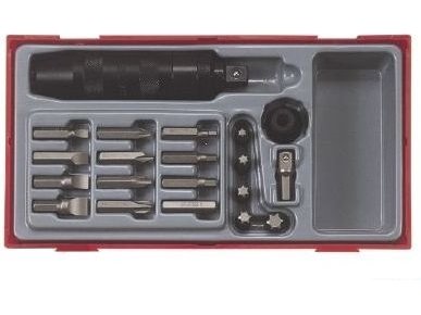 Teng Tools 20-Delt Slagskrutrekker med 200 mm Lengde Teng Tools 20-Delt Slagskrutrekker med 200 mm Lengde