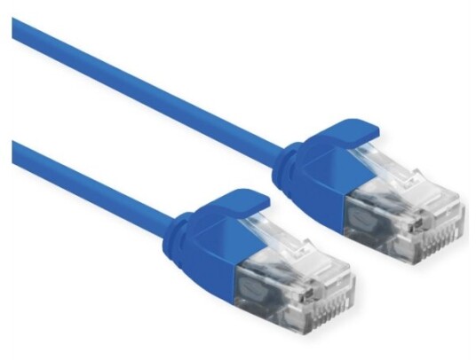 Roline 21.15.3947 5 M Cat6a U/Utp Utp Rj-45 Rj-45 Blå