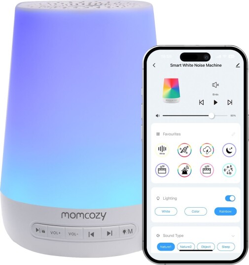 Momcozy Hvit støymaskin WN002 WH00BA A Momcozy Hvit støymaskin WN002 WH00BA A
