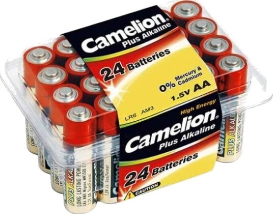 Camelion Plus Lr06 Aa Batteri Alkali Mangan 2800 Mah 1,5 V 24 Stk Camelion Plus Lr06 Aa Batteri Alkali Mangan 2800 Mah 1,5 V 24 Stk