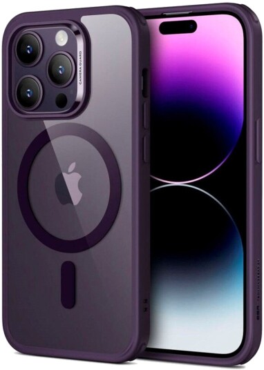 Esr Ch Halolock Magsafe Iphone 14 Pro Clear/Purple