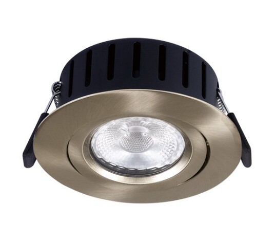 Nordic Ultraslim IsoSafe LED Downlight WarmDim 5W Børstet Stål Nordic Ultraslim IsoSafe LED Downlight WarmDim 5W Børstet Stål
