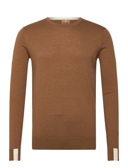 Mos Mosh Gallery Mmgadam Soft Knit   Brown   S
