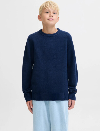 Jack & Jones Jornorrebro Knit Crew Neck Sn Jnr Navy 176