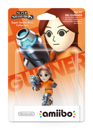 Amiibo - No. 50 Mii Gunner Super Smash Bros Amiibo - No. 50 Mii Gunner Super Smash Bros