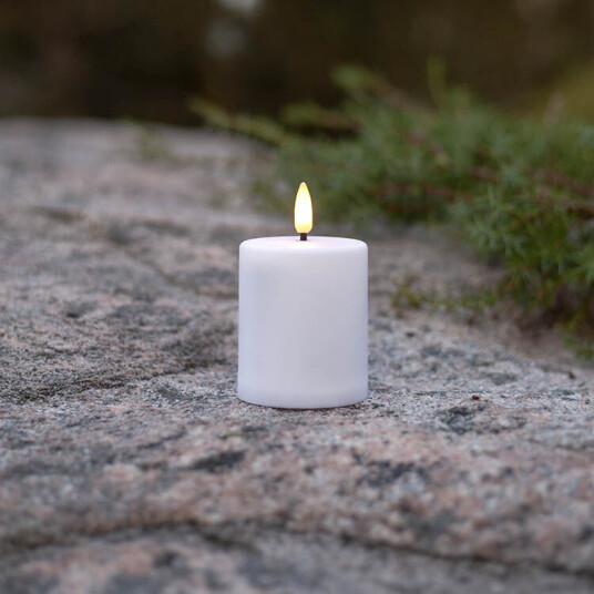 Smartsaker Liten lysblokk med skumringssensor Hvit Smartsaker Liten lysblokk med skumringssensor Hvit