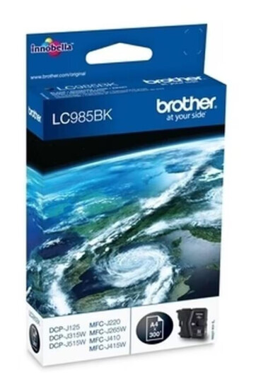 Original blekkpatron Brother LC-985BKBP Sort Original blekkpatron Brother LC-985BKBP Sort