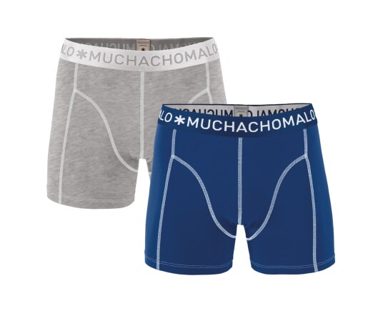 Muchachomalo 1010 Boxer 2pk Grey/blue XXL