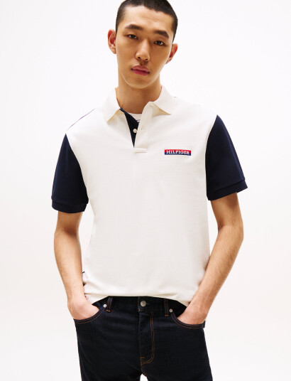 Tommy Hilfiger Archive Colorblock Polo - White - XXL Tommy Hilfiger Archive Colorblock Polo - White - XXL