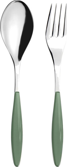 Guzzini Feeling serveringsbestikk Green lagoon 2 deler Guzzini Feeling serveringsbestikk Green lagoon 2 deler