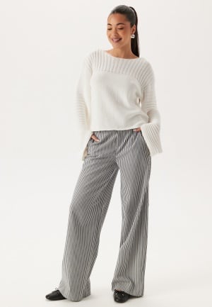 Object Collectors Item Objlisa Wide Pant Cloud Dancer Stripes:sky Capta 38