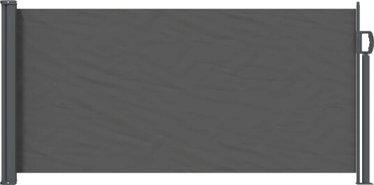 vidaXL Utklappbart side markise Antrasitt 300 x 100 cm Polyester