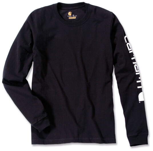 Carhartt Logo Langermet L Svart Carhartt Logo Langermet L Svart