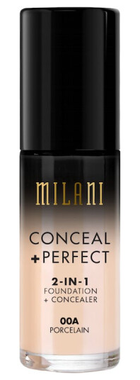 Milani Conceal + Perfect 2-in-1 Foundation og Concealer 30 ml - 00A Porcelain
