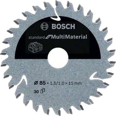 Bosch 85 mm Standard Sirkelsagblad for Batteridrevne Sager - 30 Tenner Bosch 85 mm Standard Sirkelsagblad for Batteridrevne Sager - 30 Tenner
