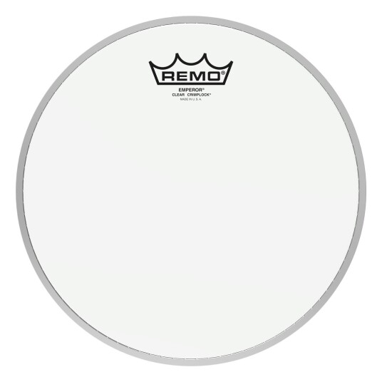 Remo Be-0310-Mp- Emperor Clear Crimplock Tenor Drumhead, 10"