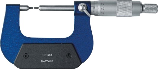 Format Bygelmikrometer Med Smal Mätyta 25-50mm